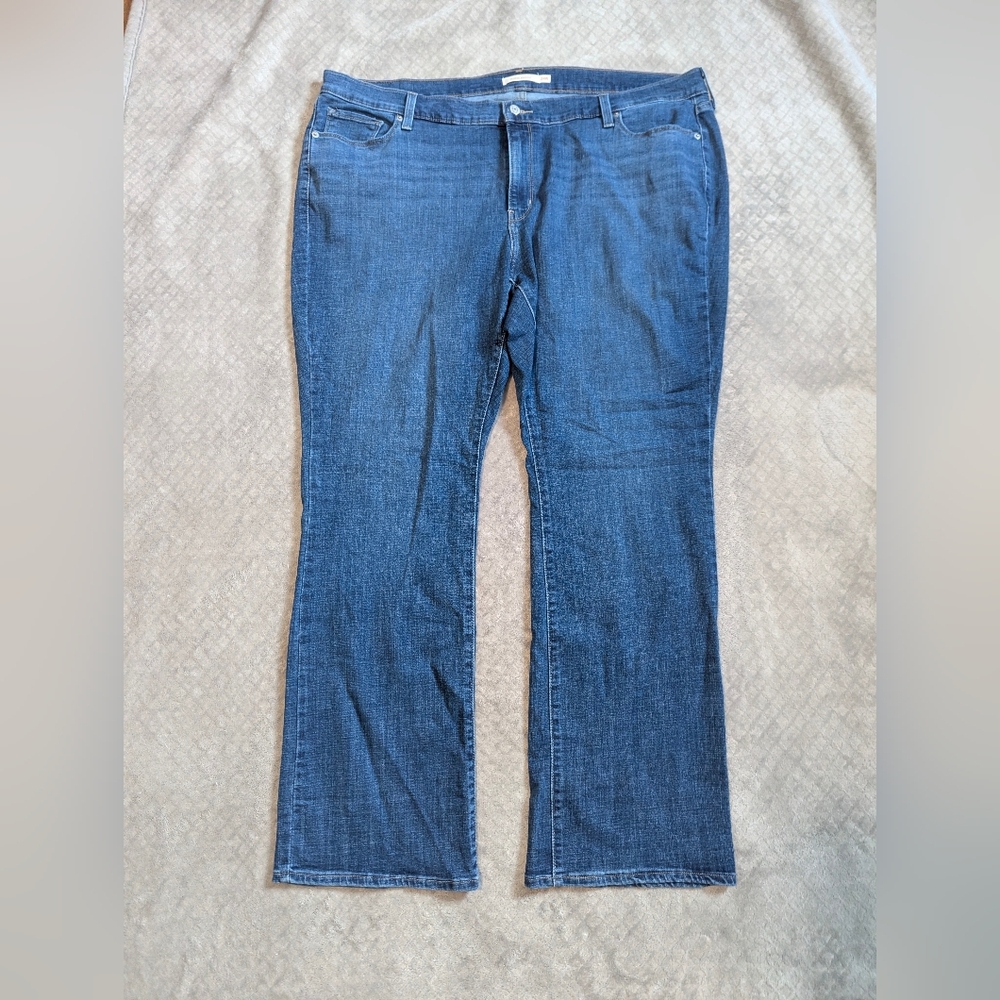 Levi's Women's Boot Cut Jeans in Deep Blue